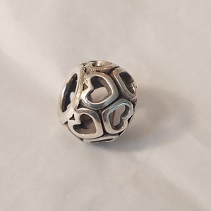 Brighton Heart Cut Out Bead